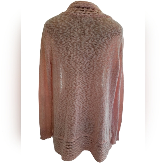 New York Company Women's Pink Cardgian - Picture 2 of 3